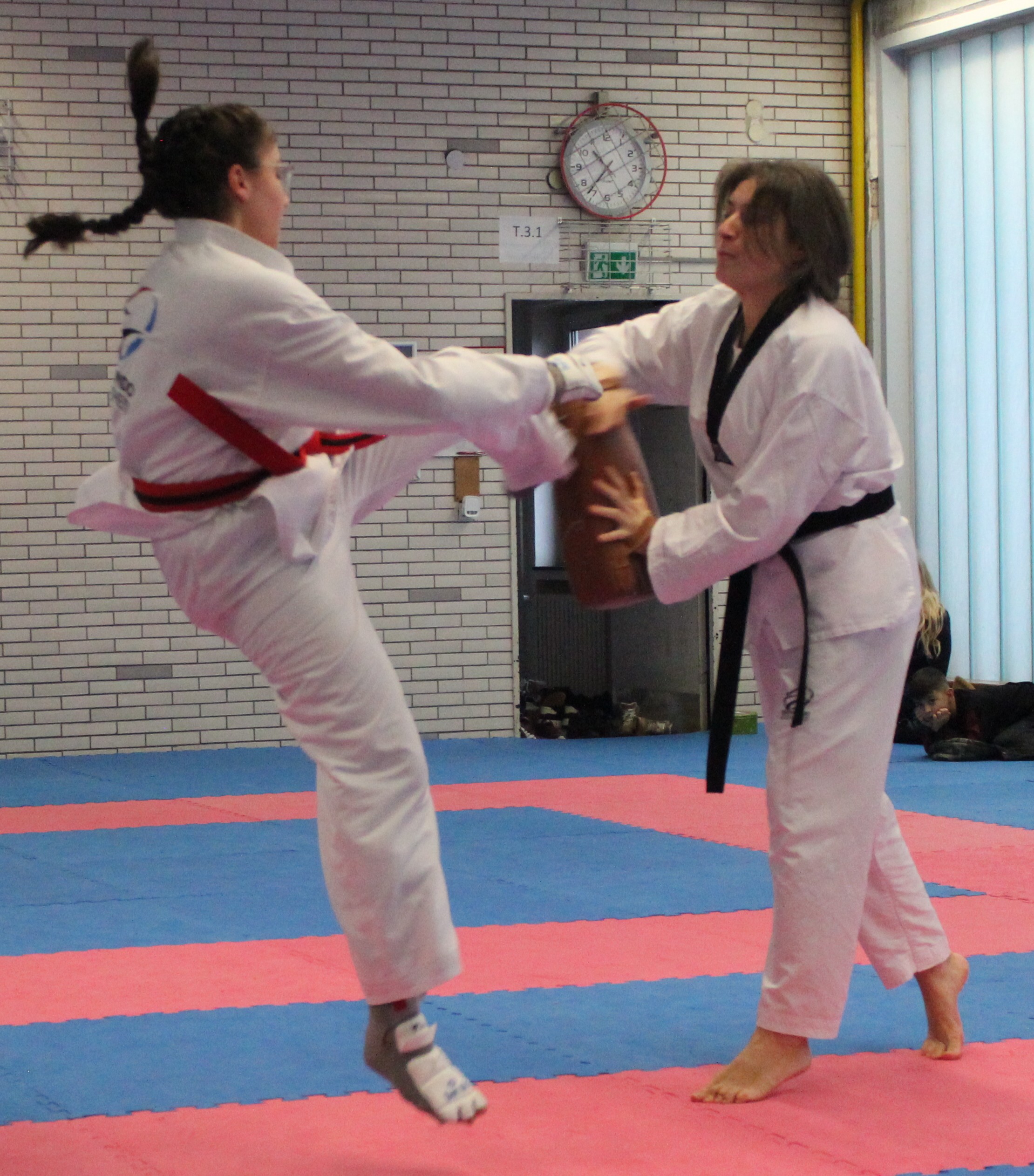 Pratzensparring Melek und Esmar