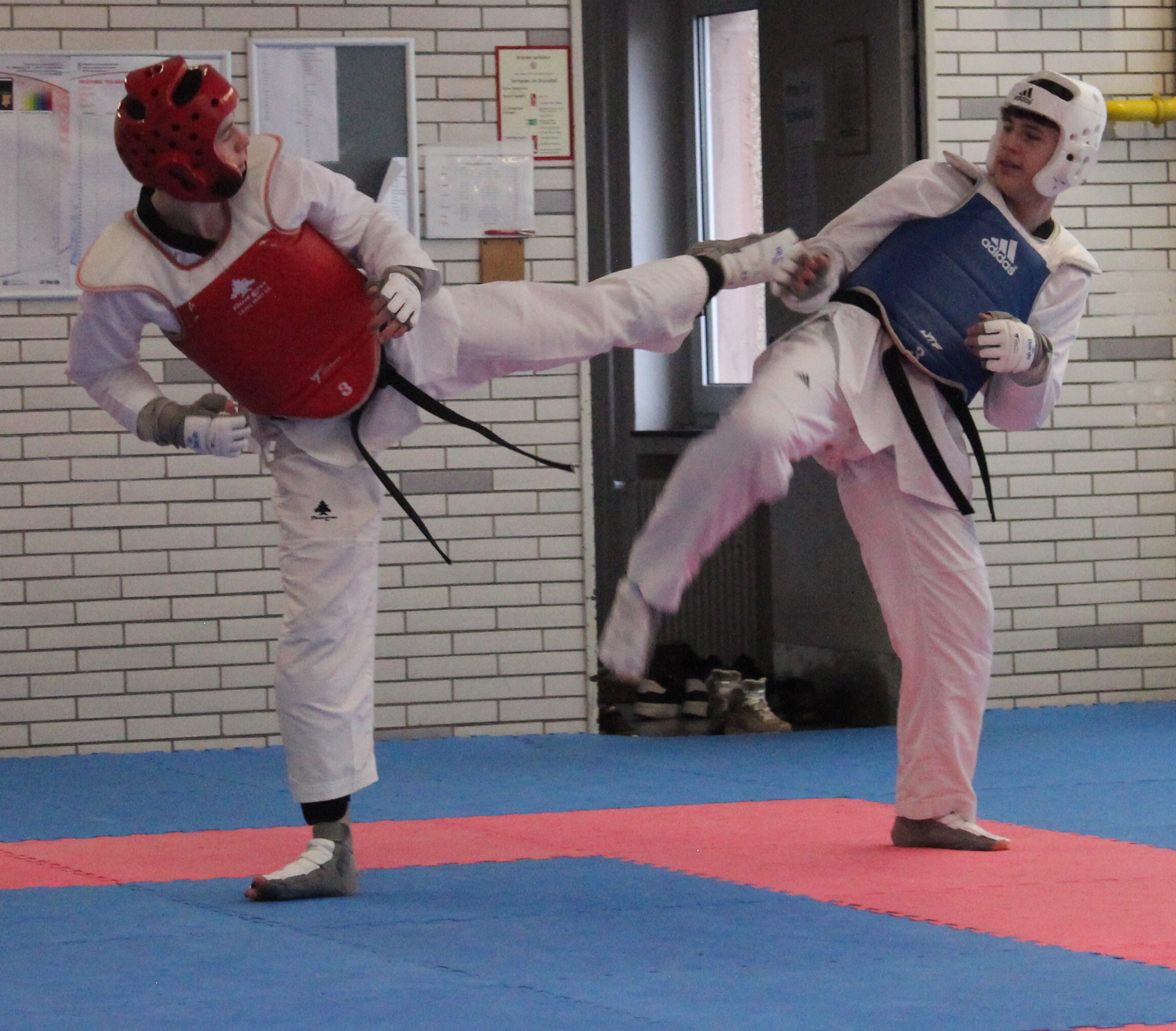 Sparring Ben und Patrick